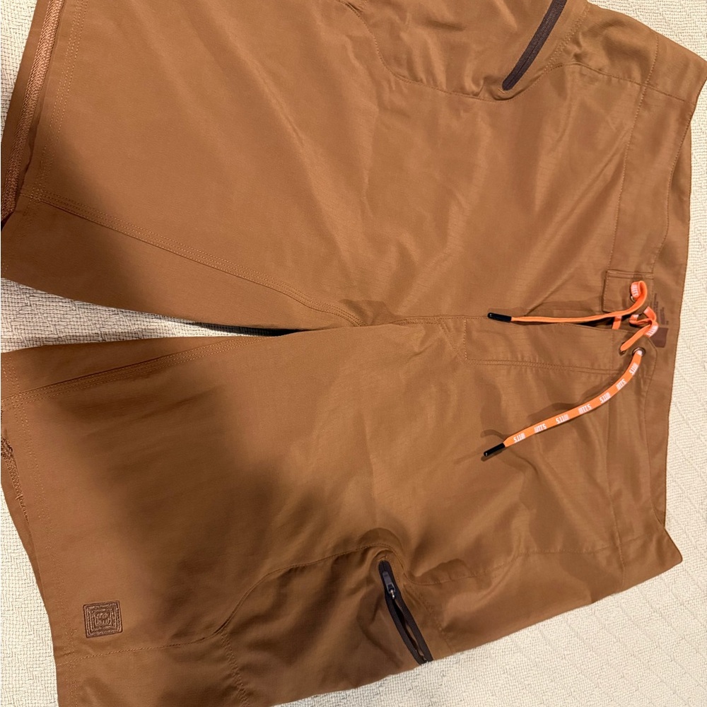 5.11 Tactical Brown Athletic Shorts Quick-Dry Performance